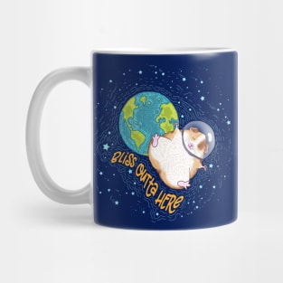 Cosmic Space Guinea Pig Bliss Outta Here Mug